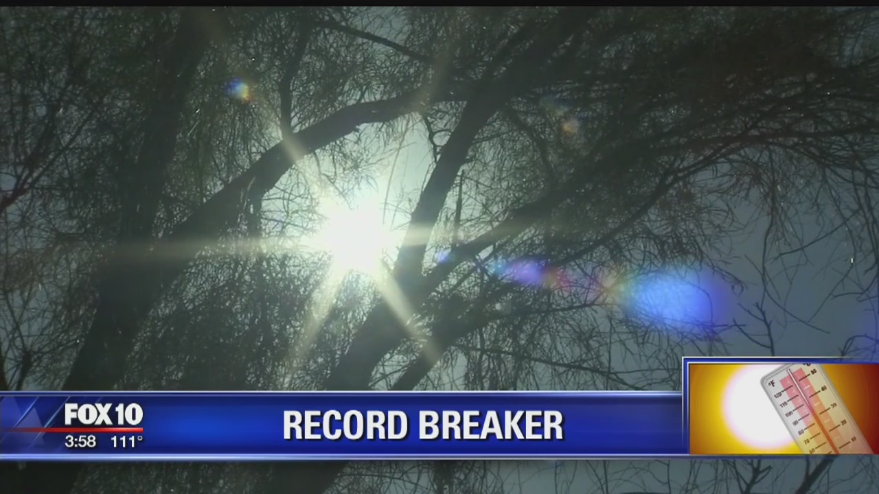People brave the Phoenix Zoo despite record-breaking heat