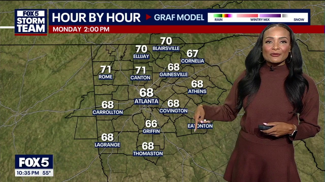 Sunday night weather forecast
