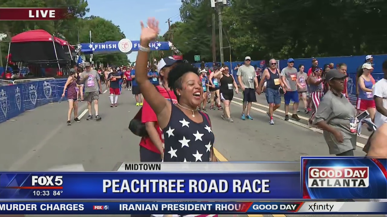 Peachtree Road Race - 10:30 a.m.