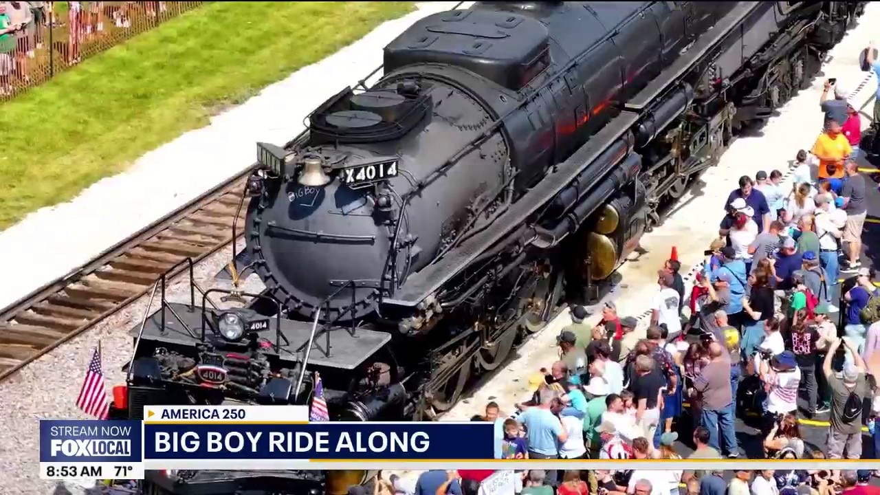 Ride along with 'Big Boy' as it rolls through the suburbs