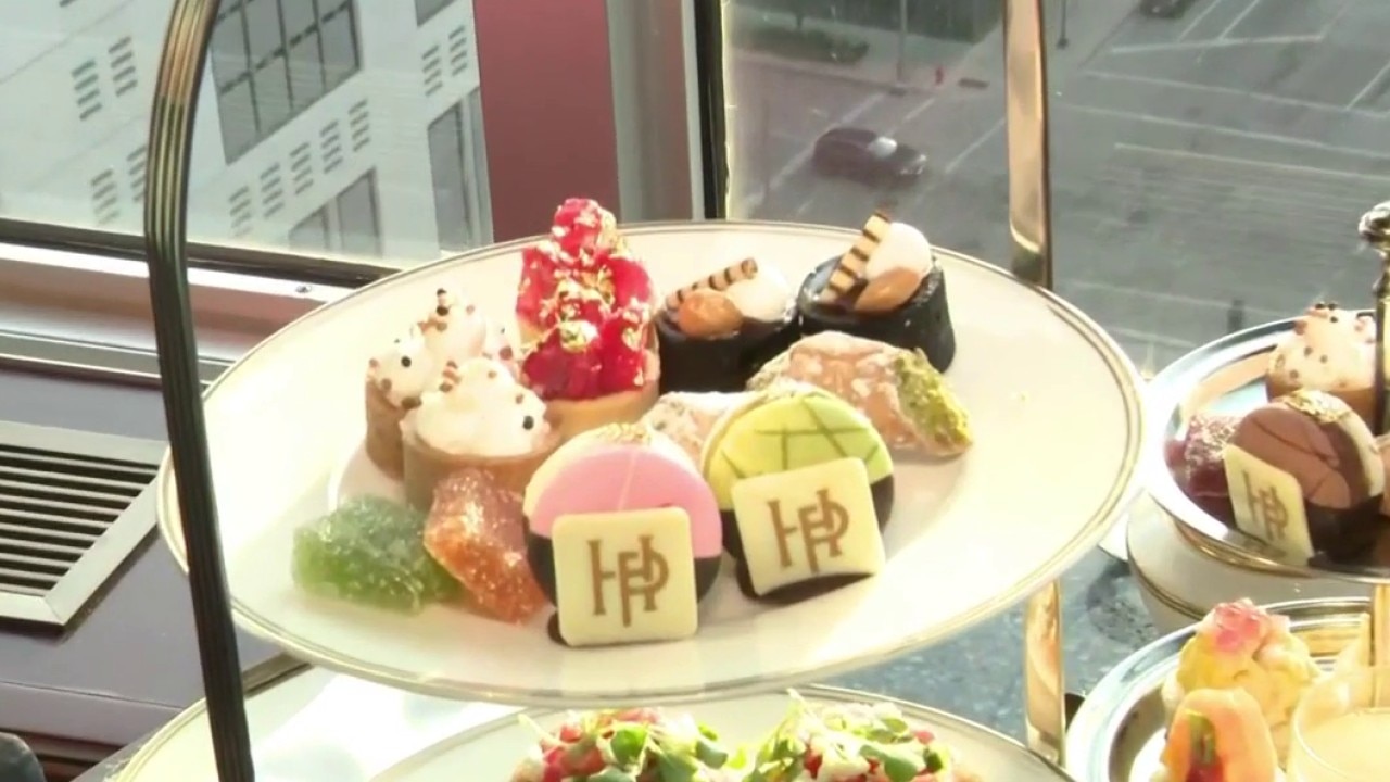 The Pfister Hotel’s Afternoon Tea Service; unique rooftop setting inside Blu