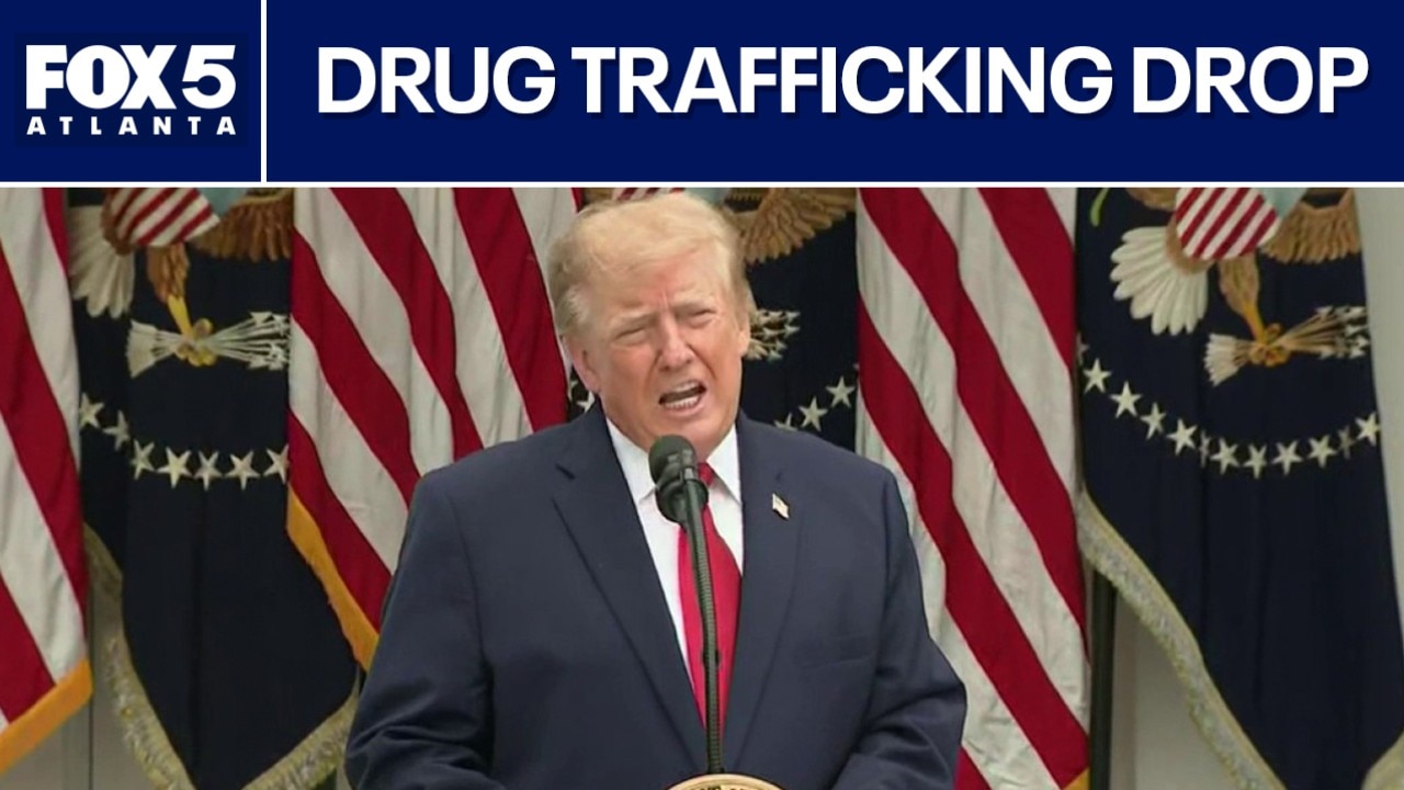 President Donald Trump spoke from White House Rose Garden