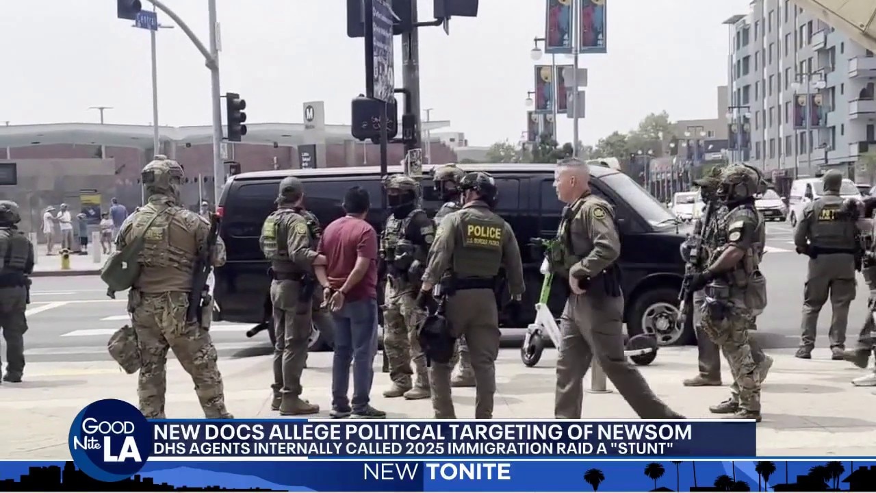 New docs allege political targeting of Newsom