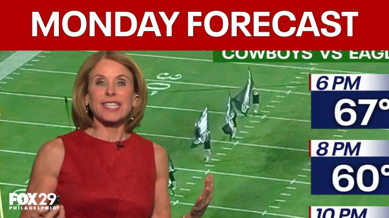 Philadelphia weather: Monday evening forecast