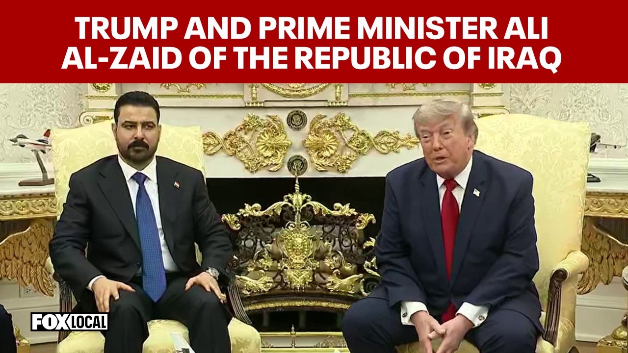 Trump meets with Prime Minister Ali al-Zaid of the Republic of Iraq