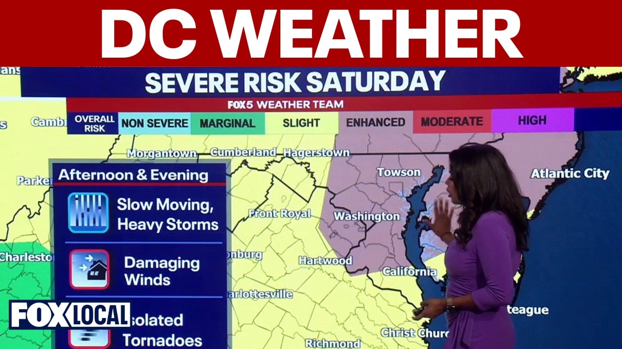 DC weather: Severe weekend storms help push out Canada wildfire smoke