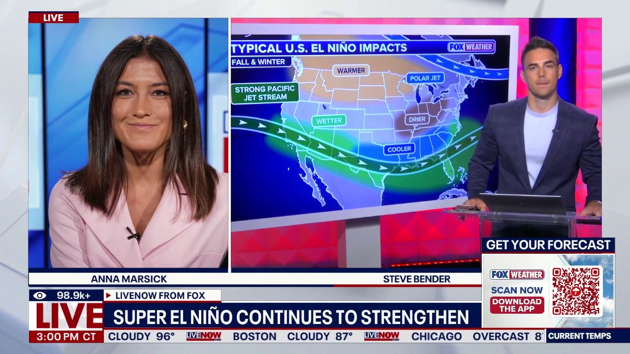 Super El Niño brewing for peak hurricane season