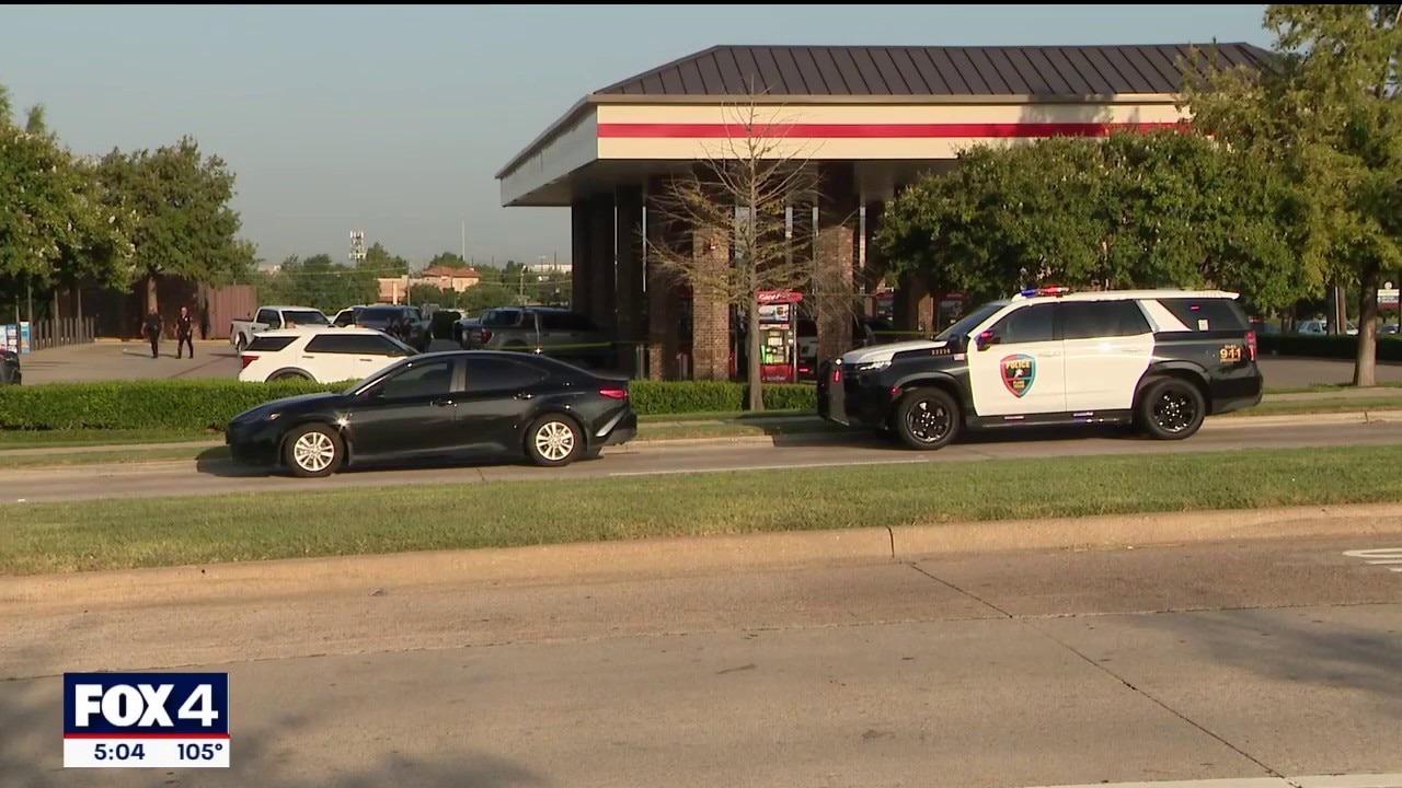 No officers hurt in Plano police shooting at gas station