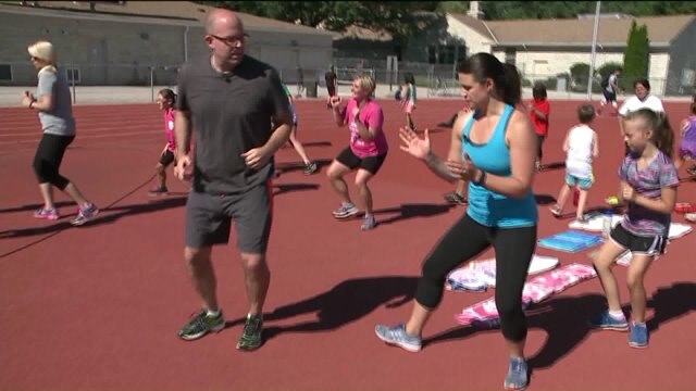 Kramp learns all about Grace Girls Mother/Daughter Boot Camp