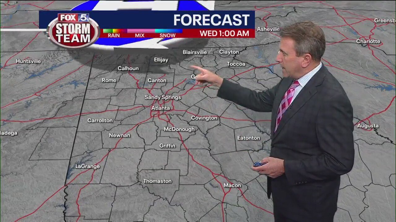 Monday afternoon forecast