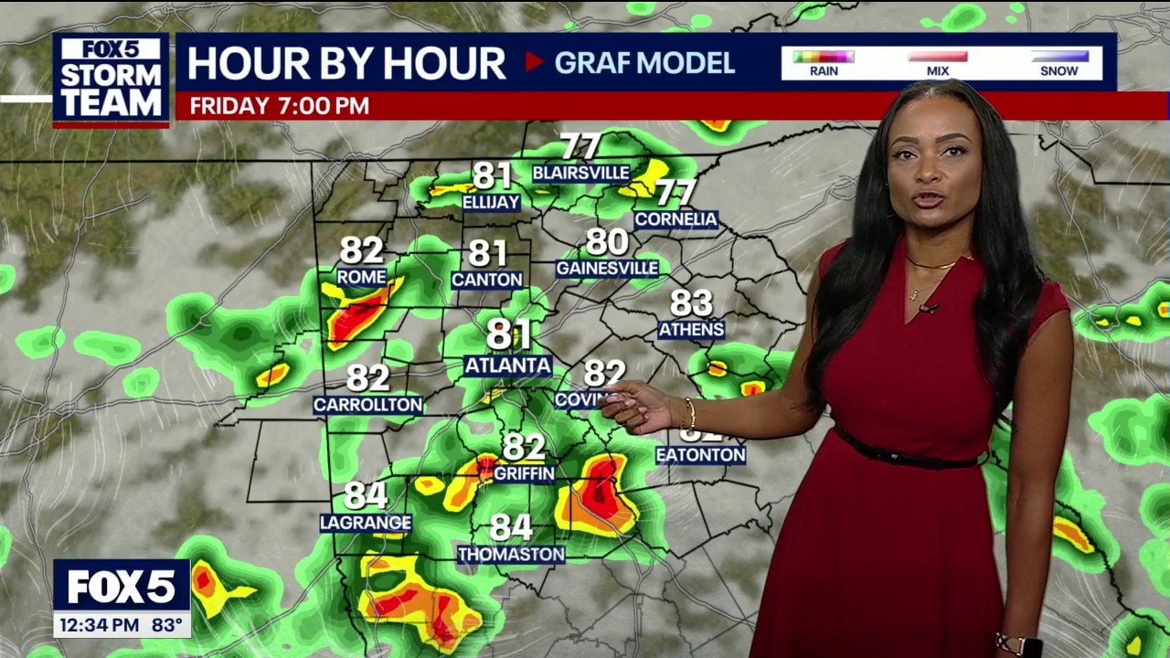 Thursday noon weather forecast