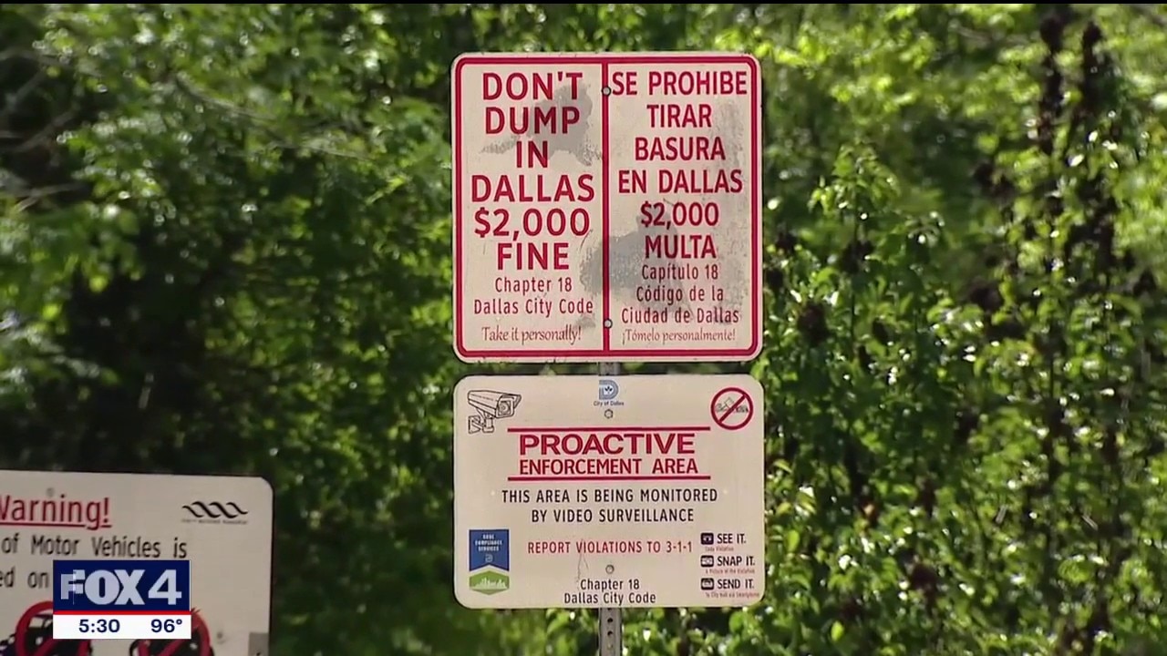 Dallas begins cleanup at Trinity River dump site
