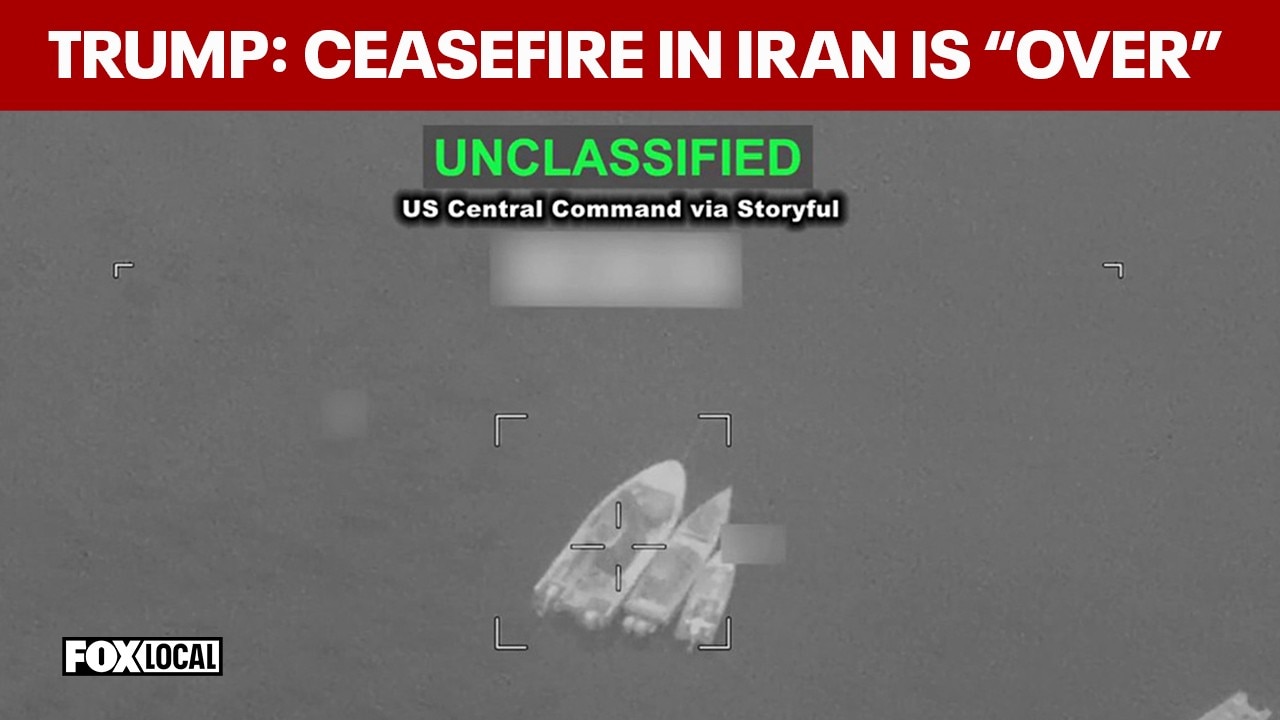 TRUMP: Ceasefire in Iran is 'over' after new strikes