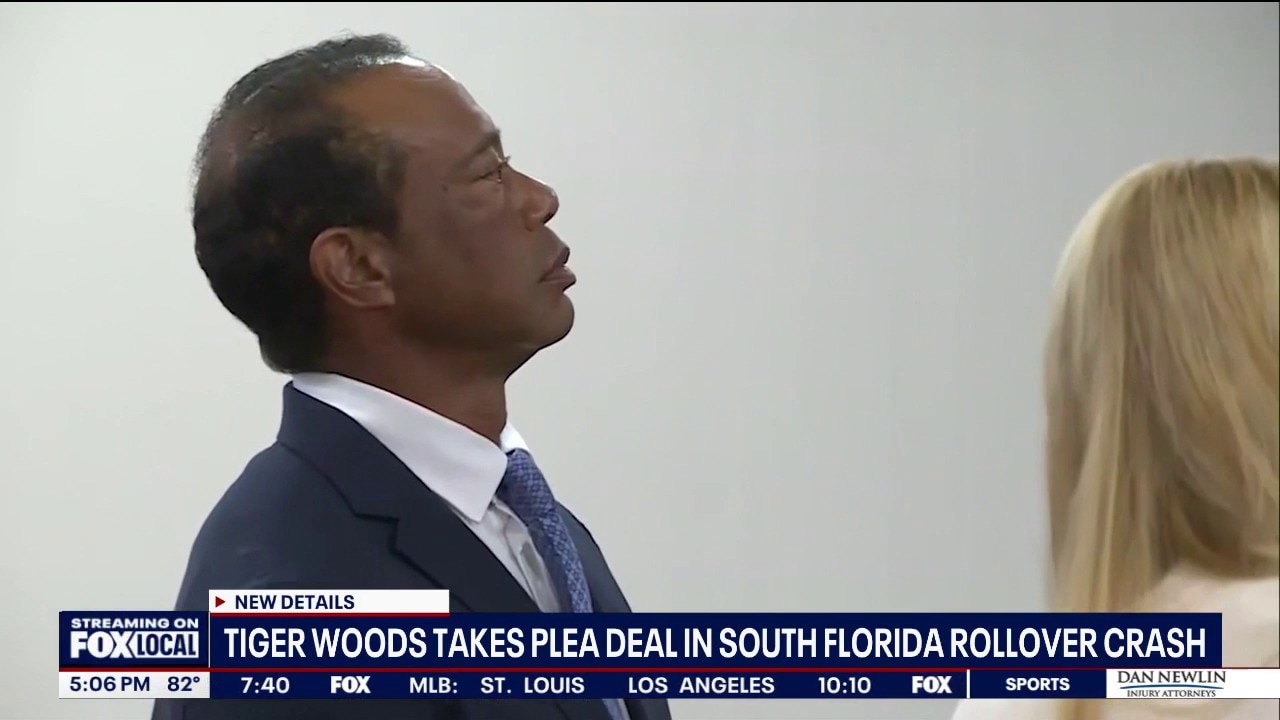 Tiger Woods avoids jail with plea deal in South Florida crash case