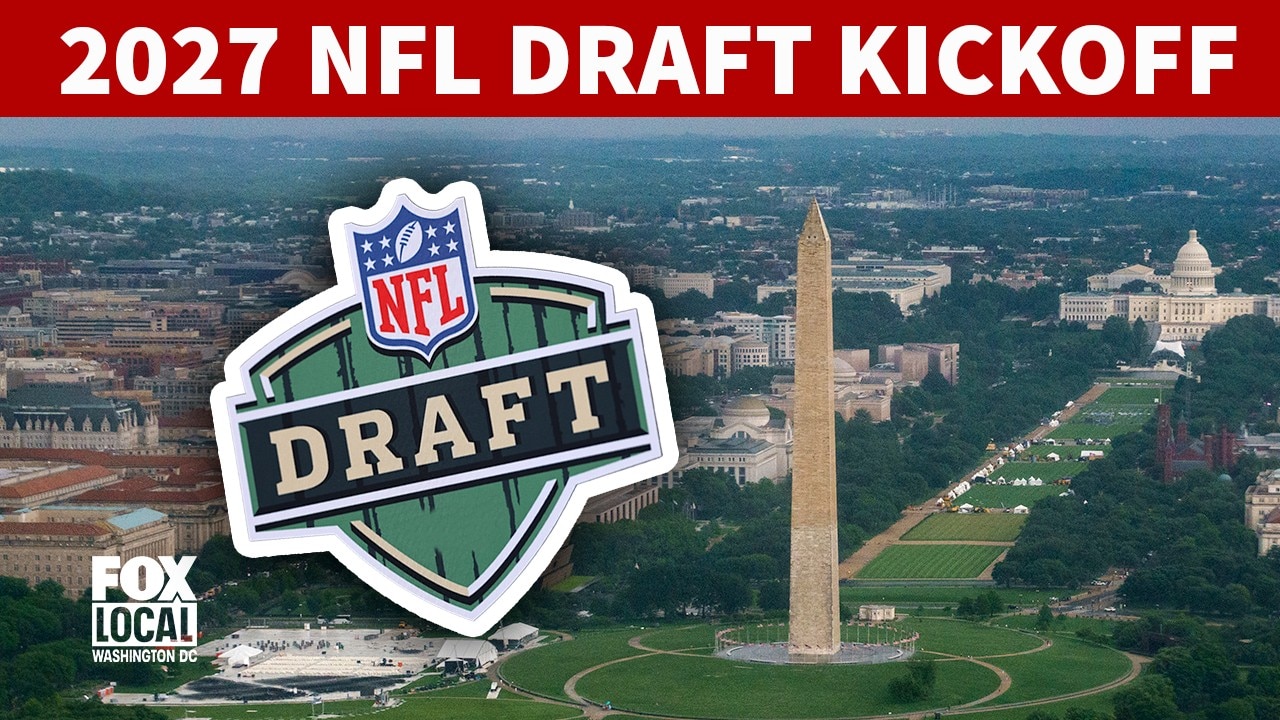 2027 NFL Draft kickoff remarks and flag football celebration