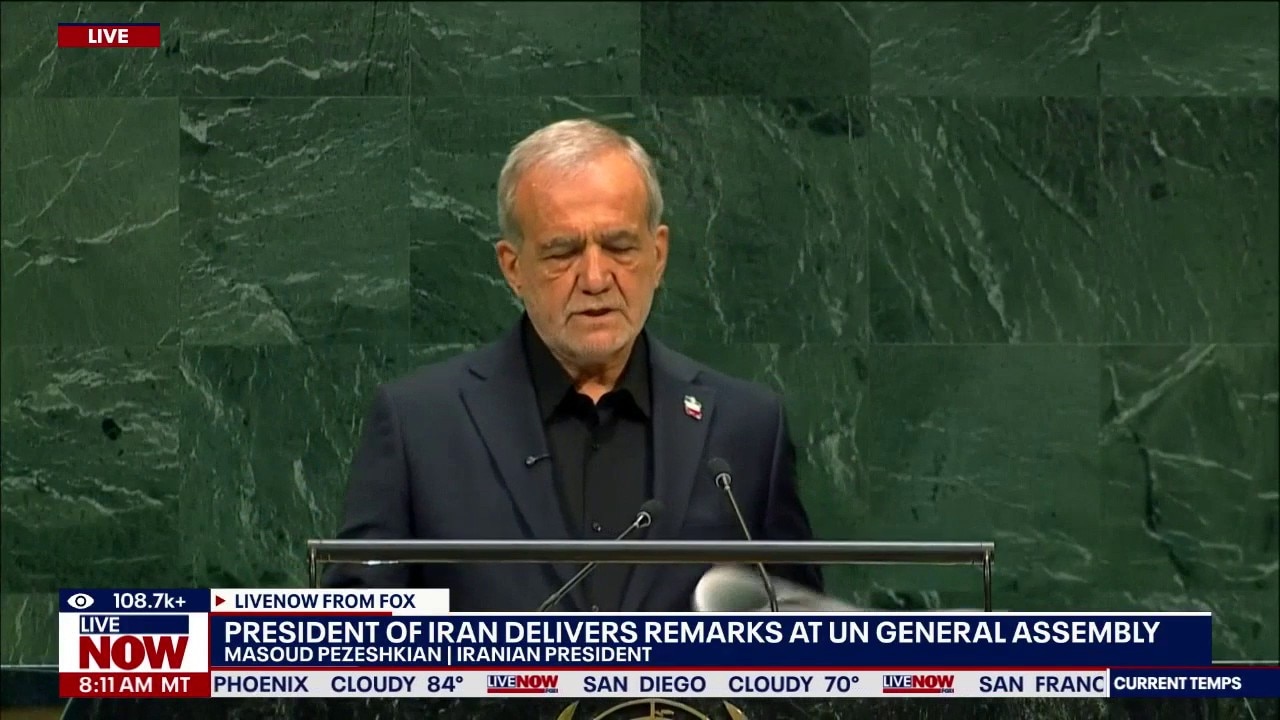 Iran's president addresses the UN General Assembly