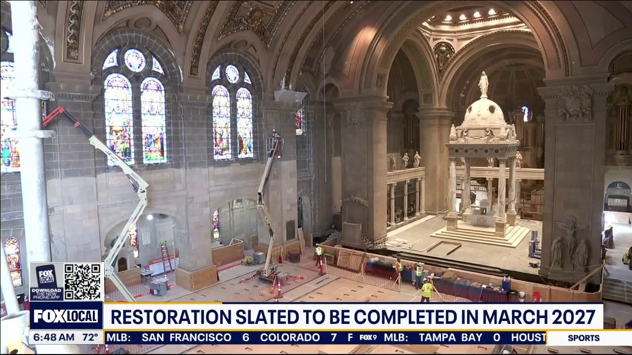 Going inside The Basilica of Saint Mary renovation 
