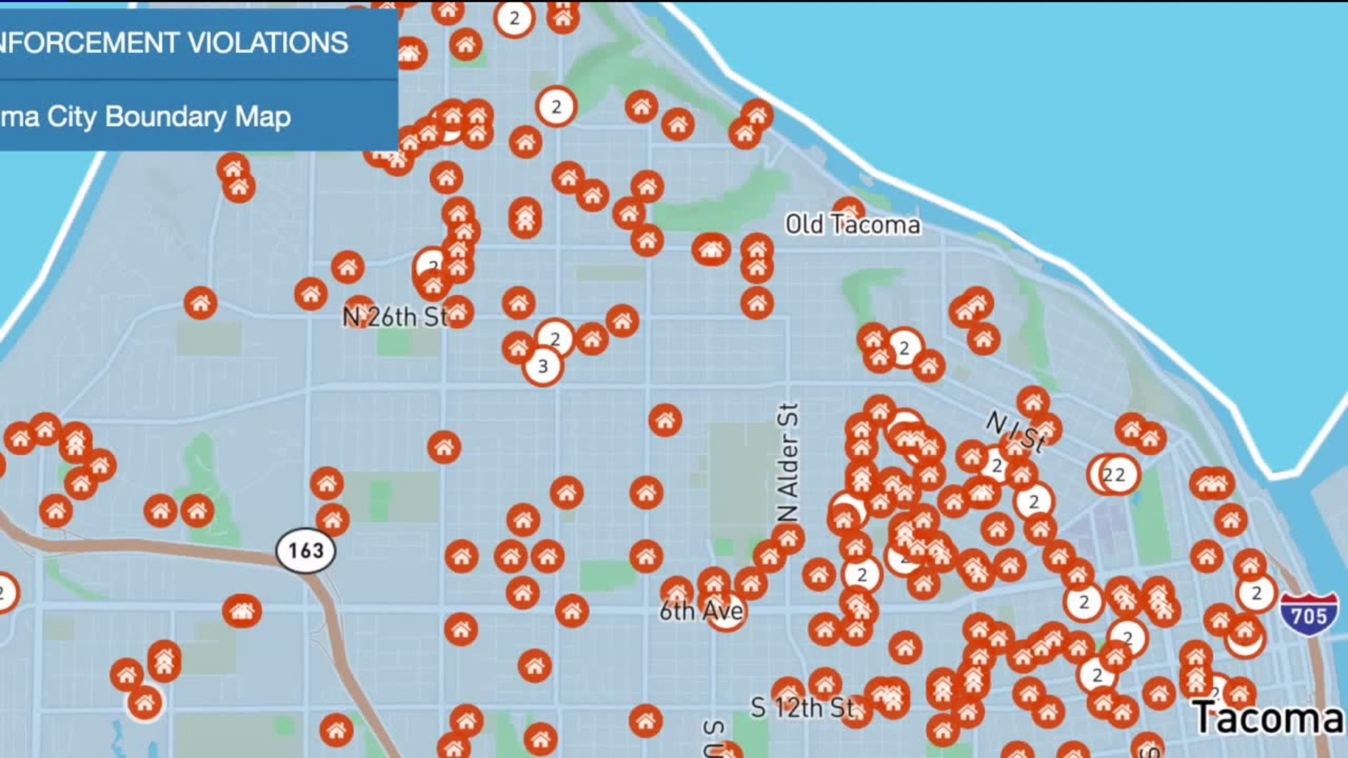 Tacoma highlights nuisance properties on its website, and some people are not happy