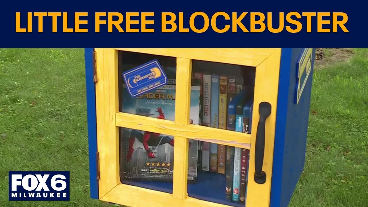 Kenosha resident builds 'Little Free Blockbuster' movie stand