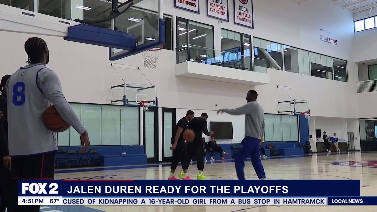 Red Wings locker cleanout & Pistons playoff preview