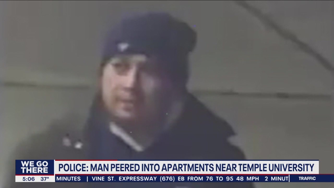 Man accused of looking into off campus apartments near Temple University