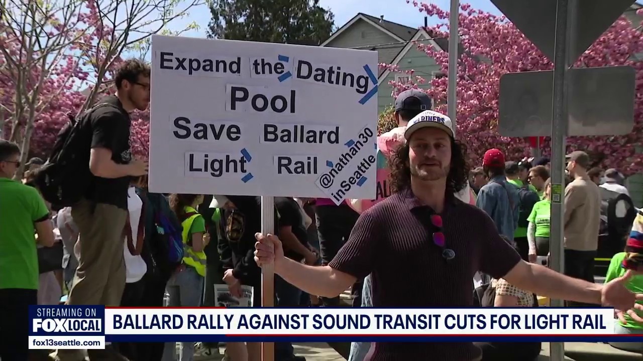 Ballard rally draws supporters for light rail project