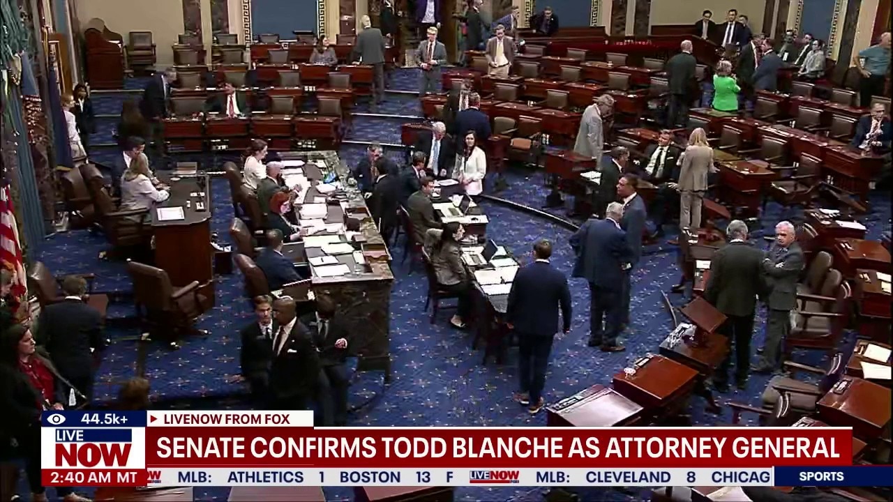BREAKING: Todd Blanche confirmed as attorney general
