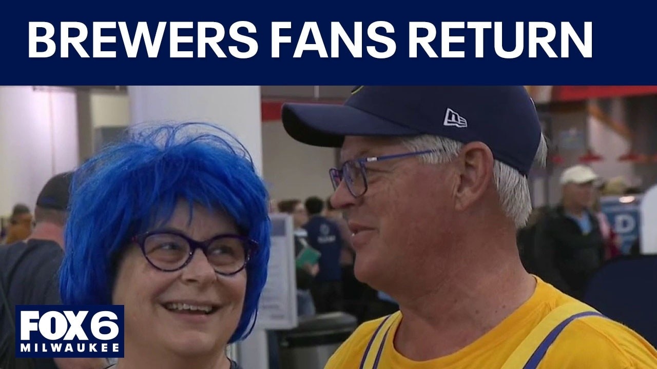 Brewers fans return to Milwaukee from Tampa ahead of Championship Parade