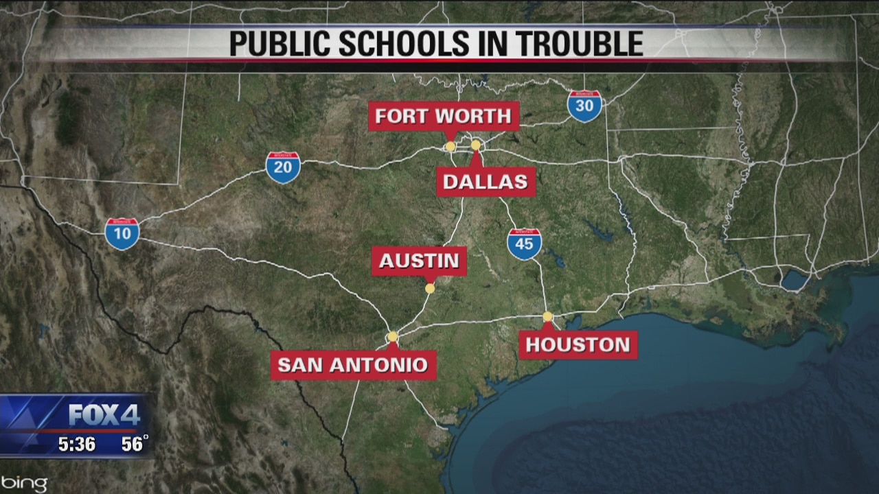 Some Dallas ISD schools facing possible shutdown