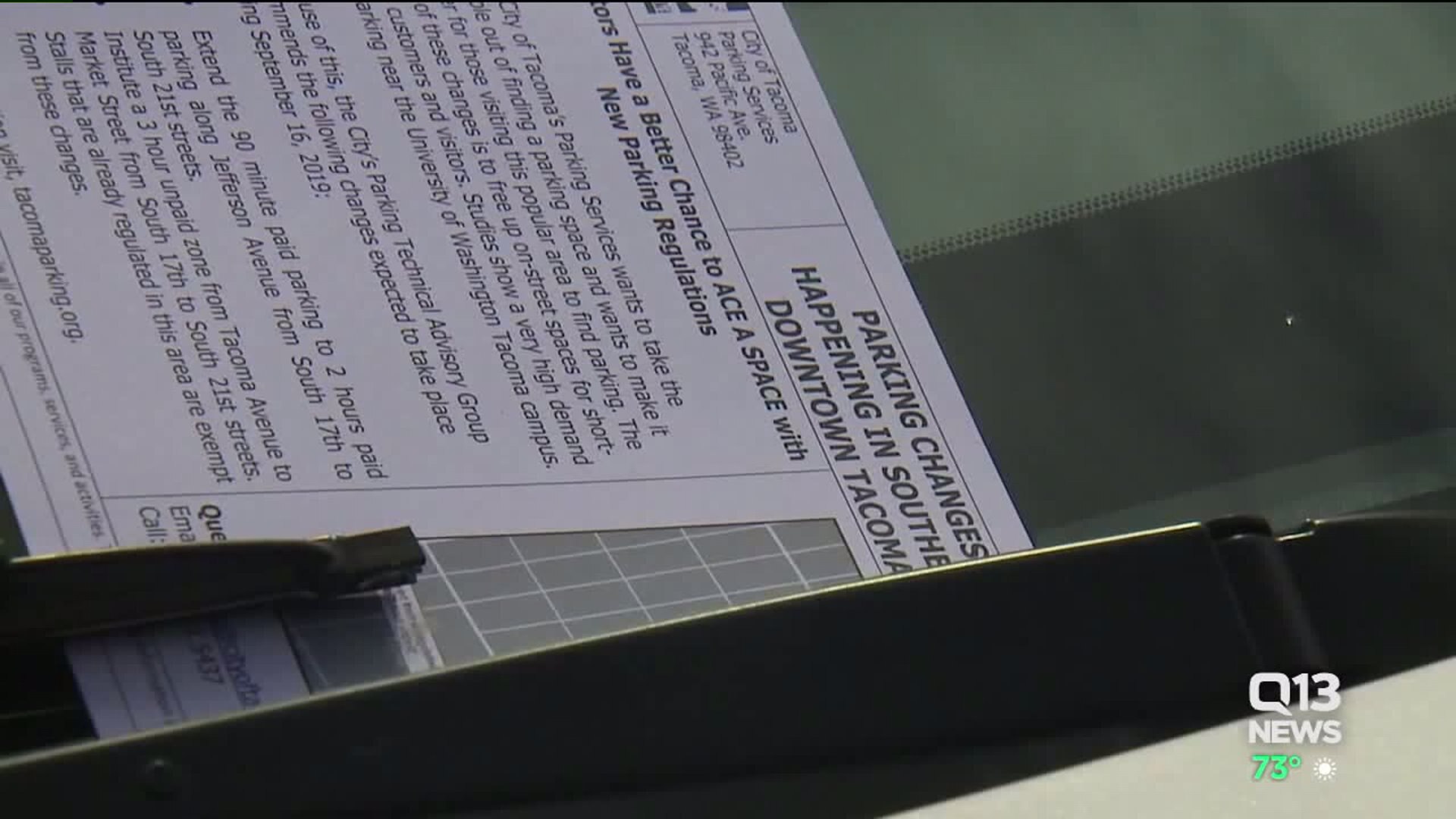 Drivers prepare for big parking changes in downtown Tacoma near UW
