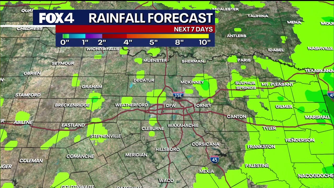 Dallas weather: August 19 morning forecast