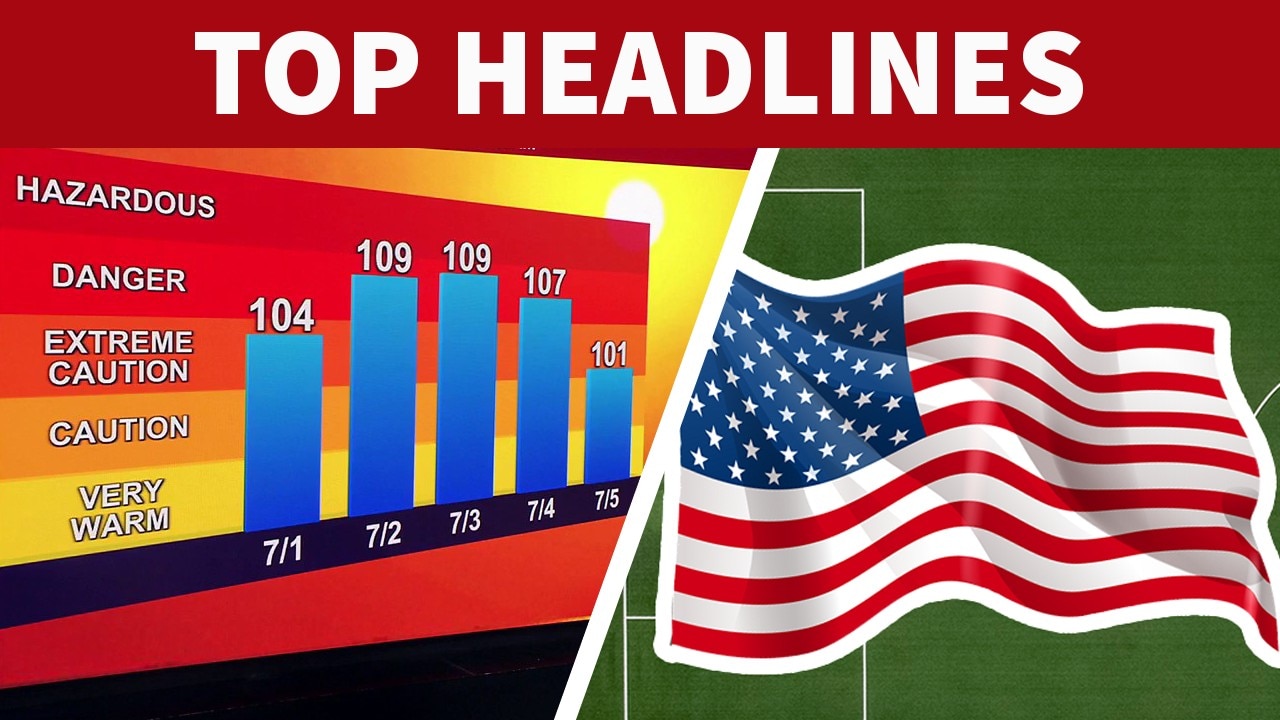 Scorching heat hits the DMV; USA faces Bosnia tonight