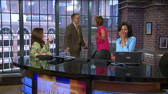 Rob Haswell gets slapped by Nicole Koglin