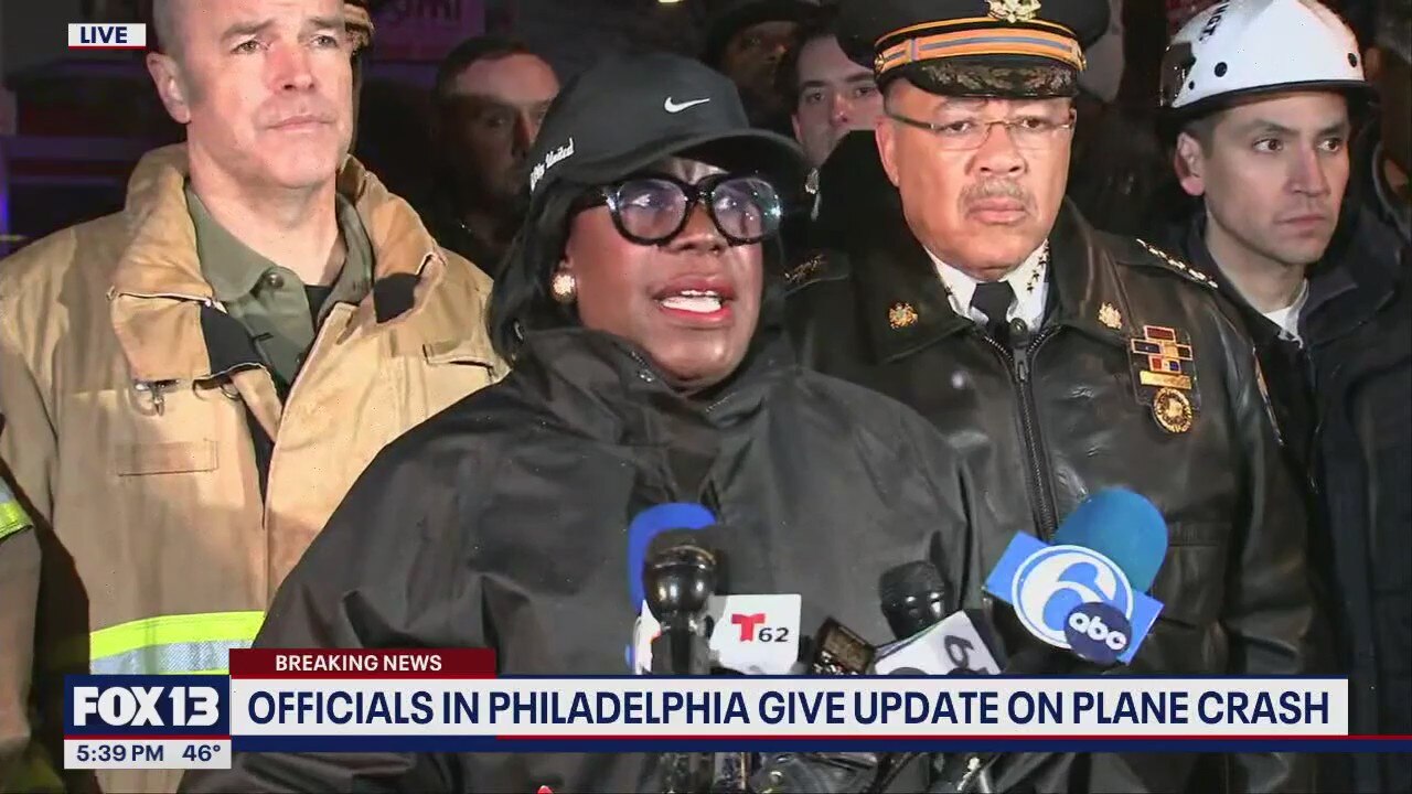 Officials provide update on Philadelphia plane crash