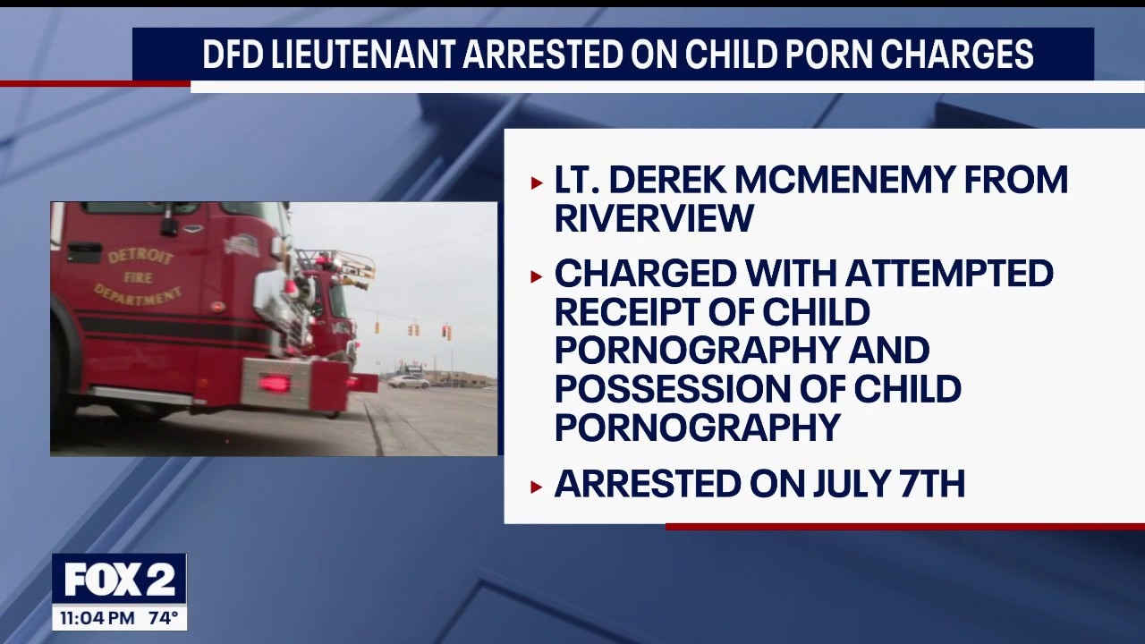 Detroit Fire official charged with federal child pornography counts