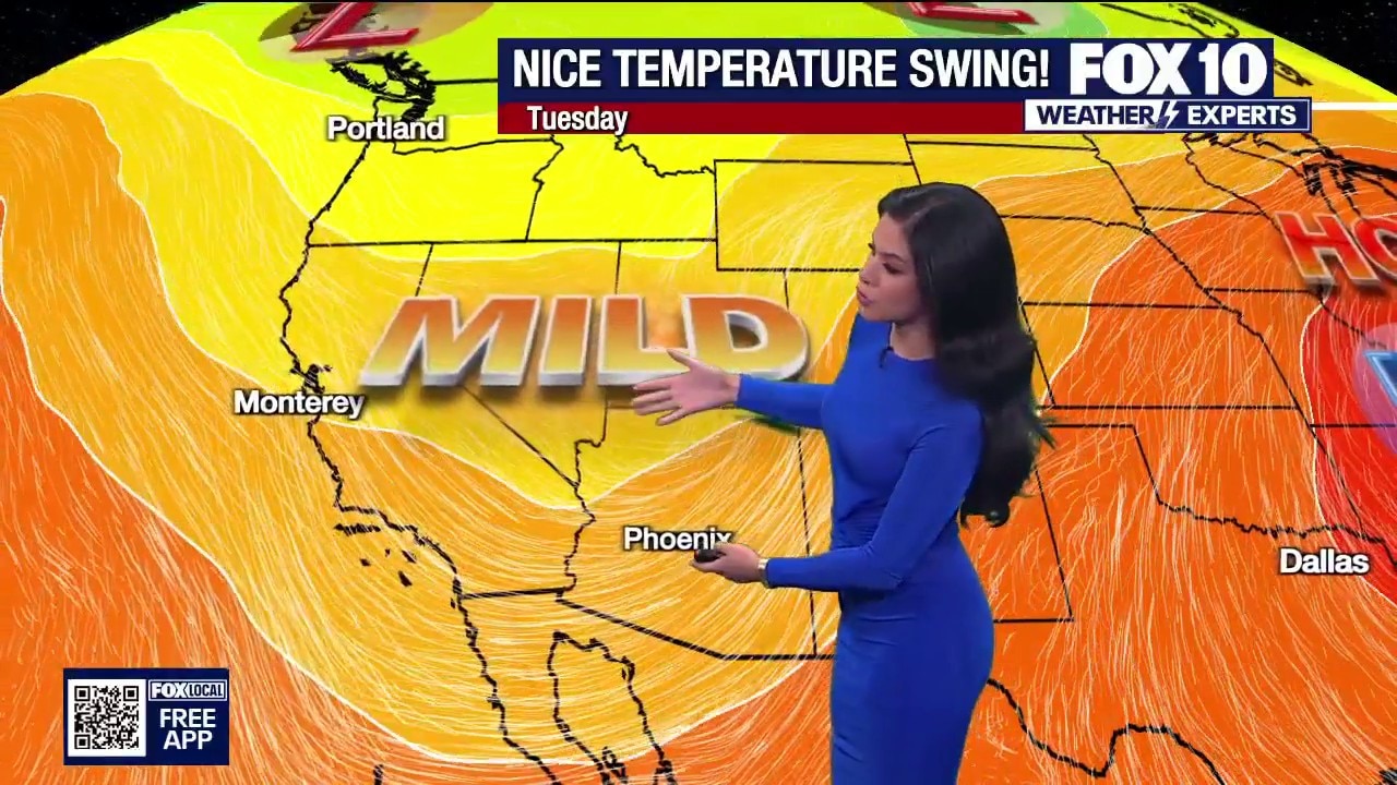 Temperatures to drop below average after hot Saturday high