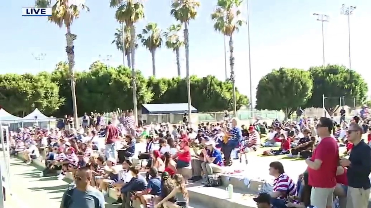 Watch party held in Carson for USA-Belgium match