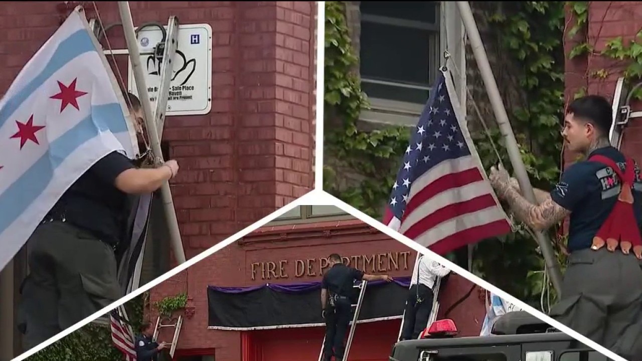 Tributes go up for Chicago firefighter who died during training exercise
