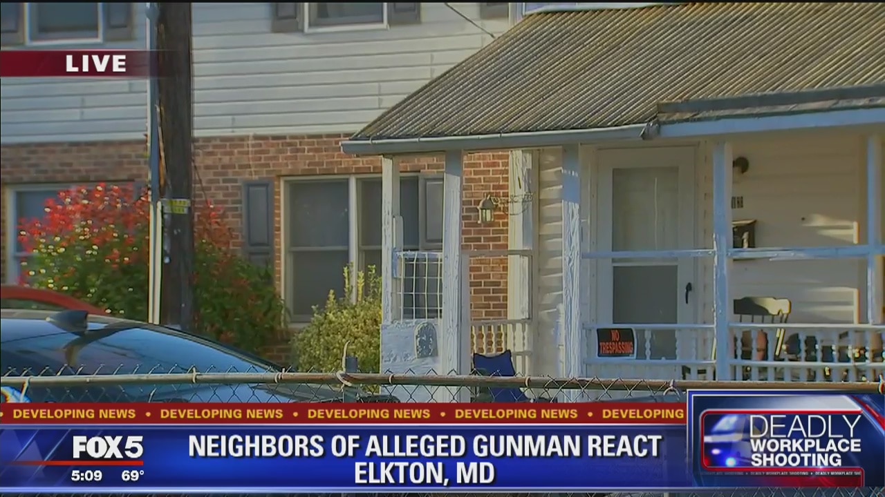 Neighbors of Maryland suspect stunned to hear about workplace shooting