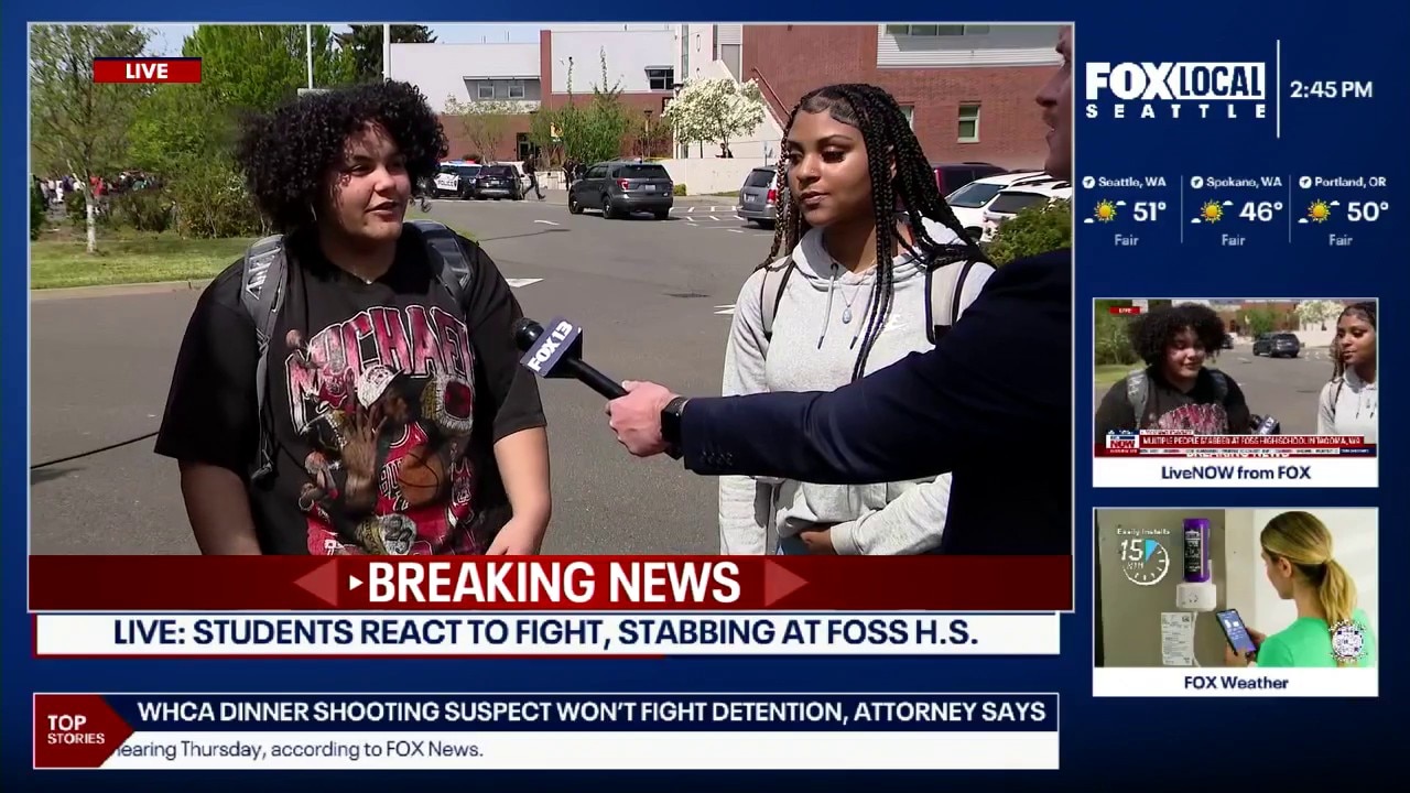 Students, neighbors react to stabbing at Tacoma's Foss High School