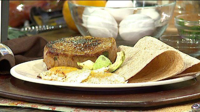 Looking for something new for breakfast? Try baja sunrise steak and eggs