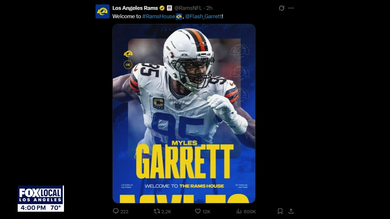 LA Rams land Myles Garrett in trade with Browns