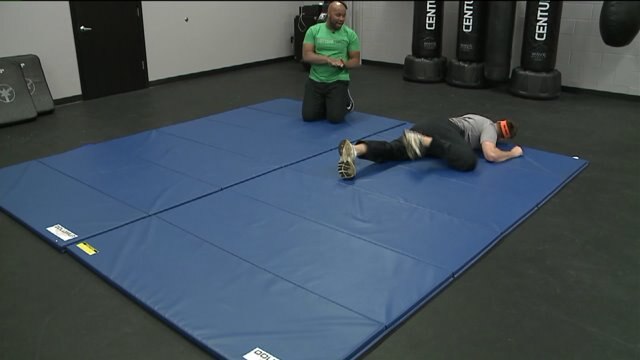 Chip learns how they incorporate wrestling in to Getting Tire`D program