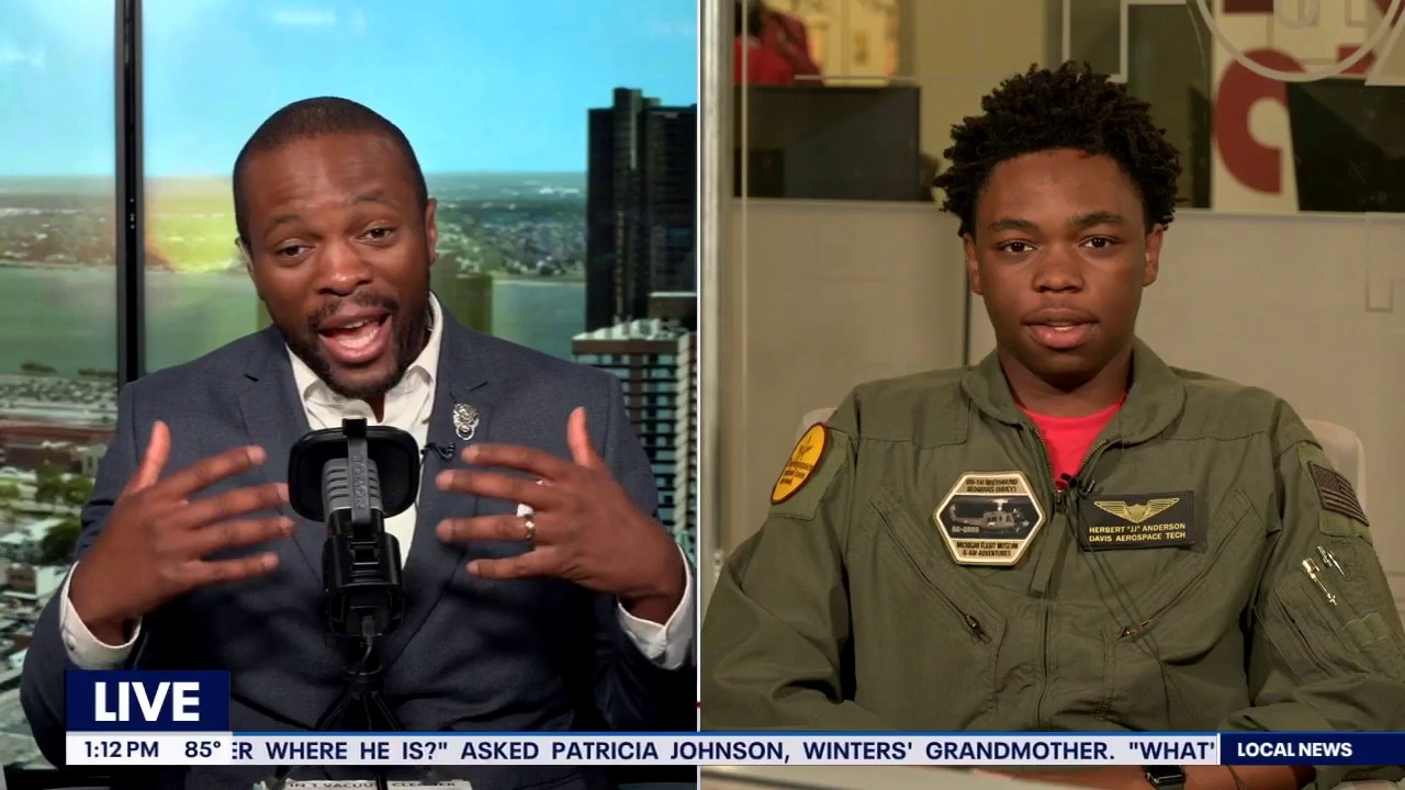 Detroit teen talks about earning solo flight