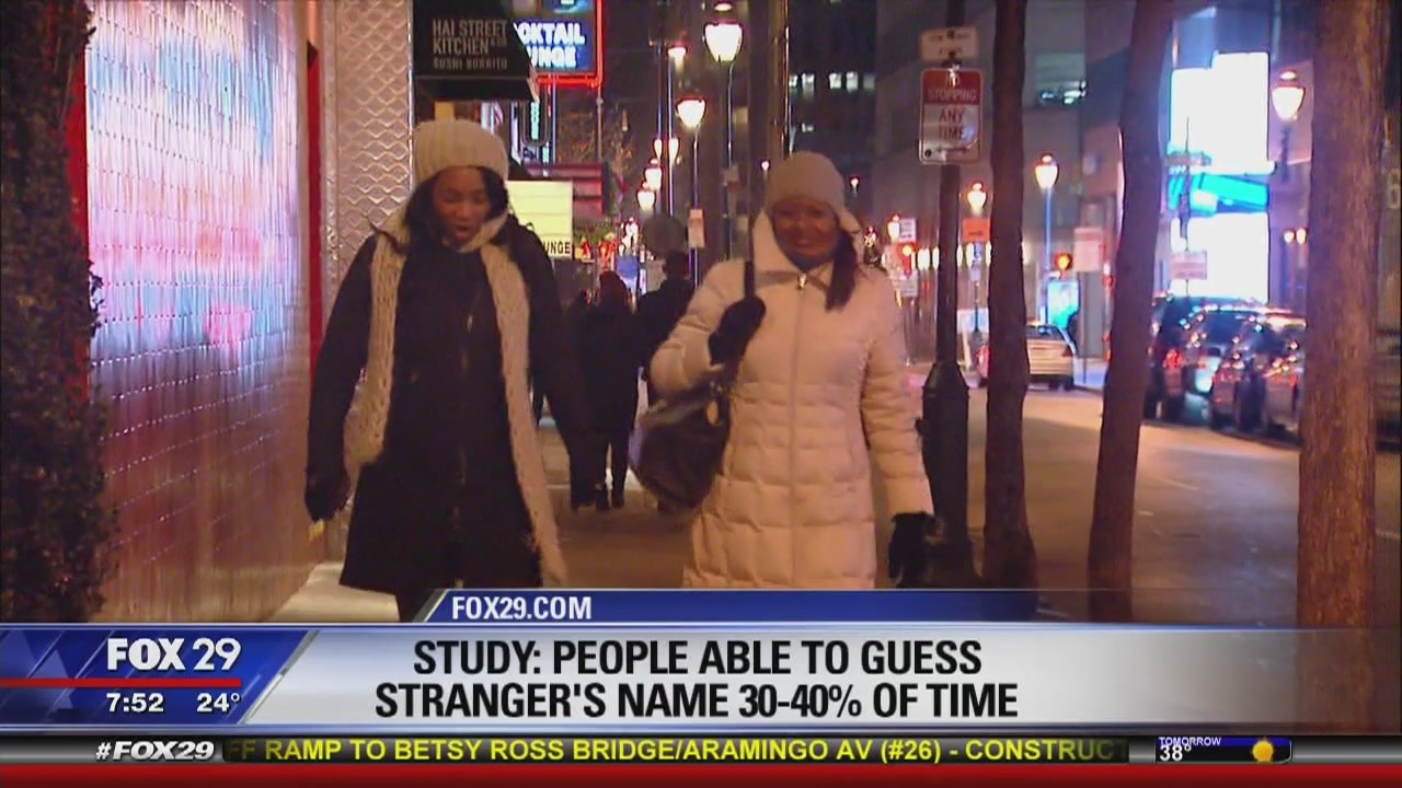 #SILLYSCIENCE: People can guess strangers' names