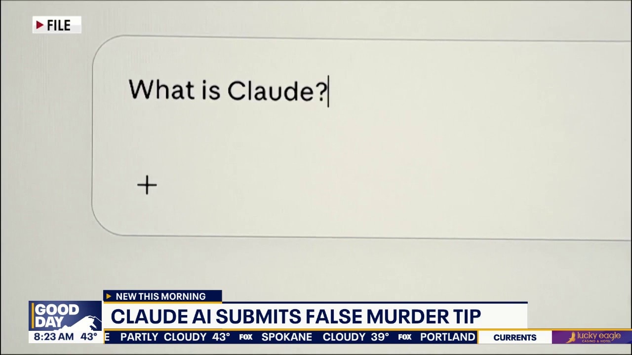 Claude AI submits false murder tip