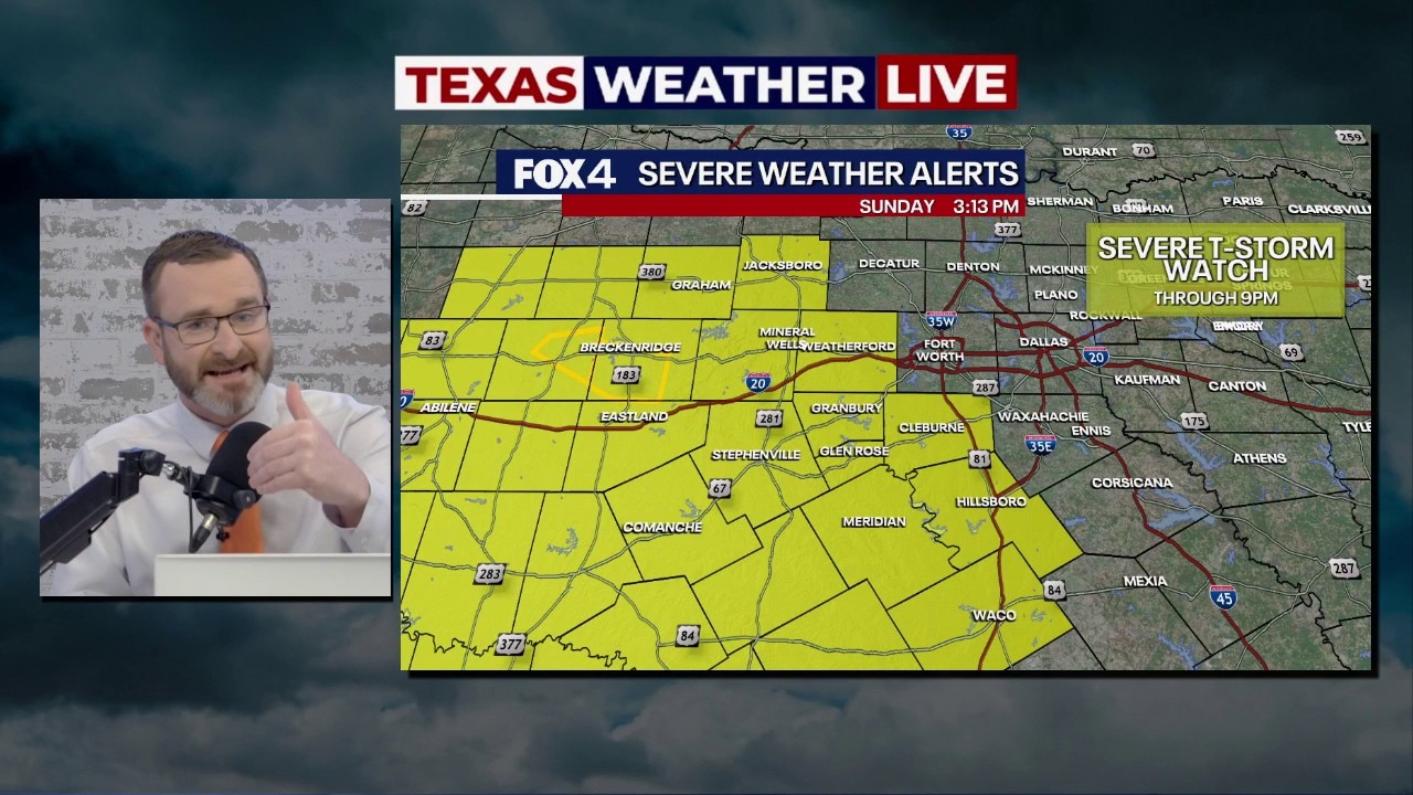 Dallas weather: May 10 evening forecast