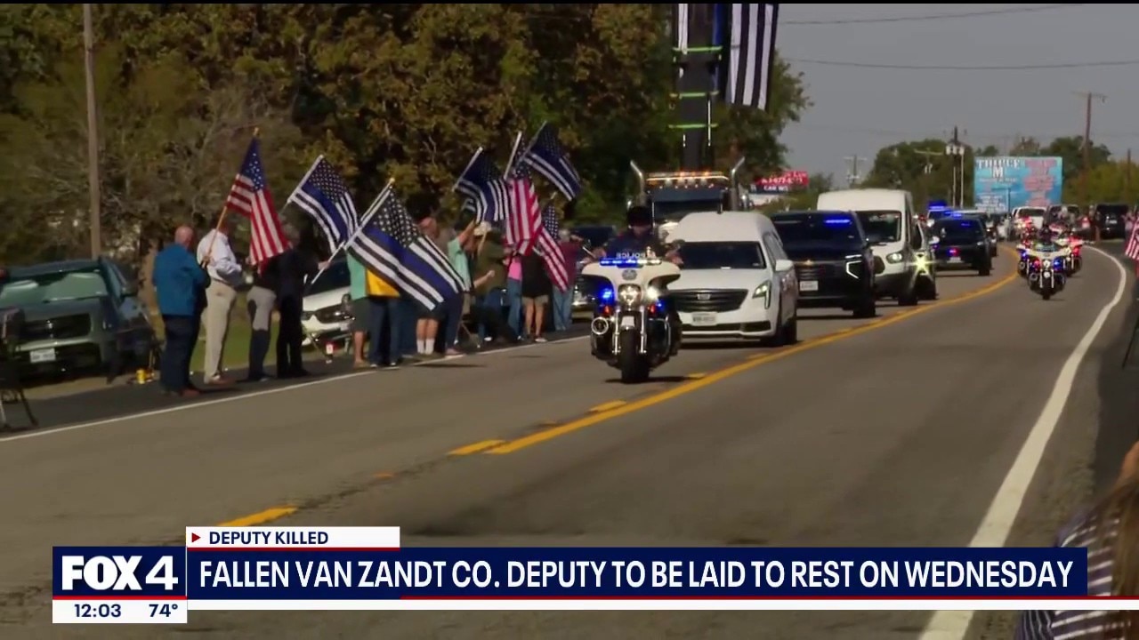 Fallen Van Zandt Co. Deputy to be laid to rest Wednesday