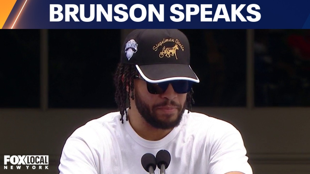 WATCH: Brunson speaks at Knicks Championship Ceremony