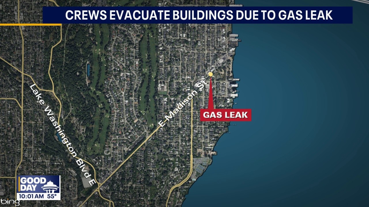 Breaking: Seattle firefighters evacuate buildings in Madison Park due to gas leak